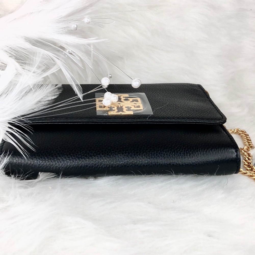 🖤 New Tory Burch 🖤 Black Britten Chain Crossbody - Picture 4 of 6